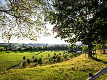 Ansicht auf das Dorf Schötz